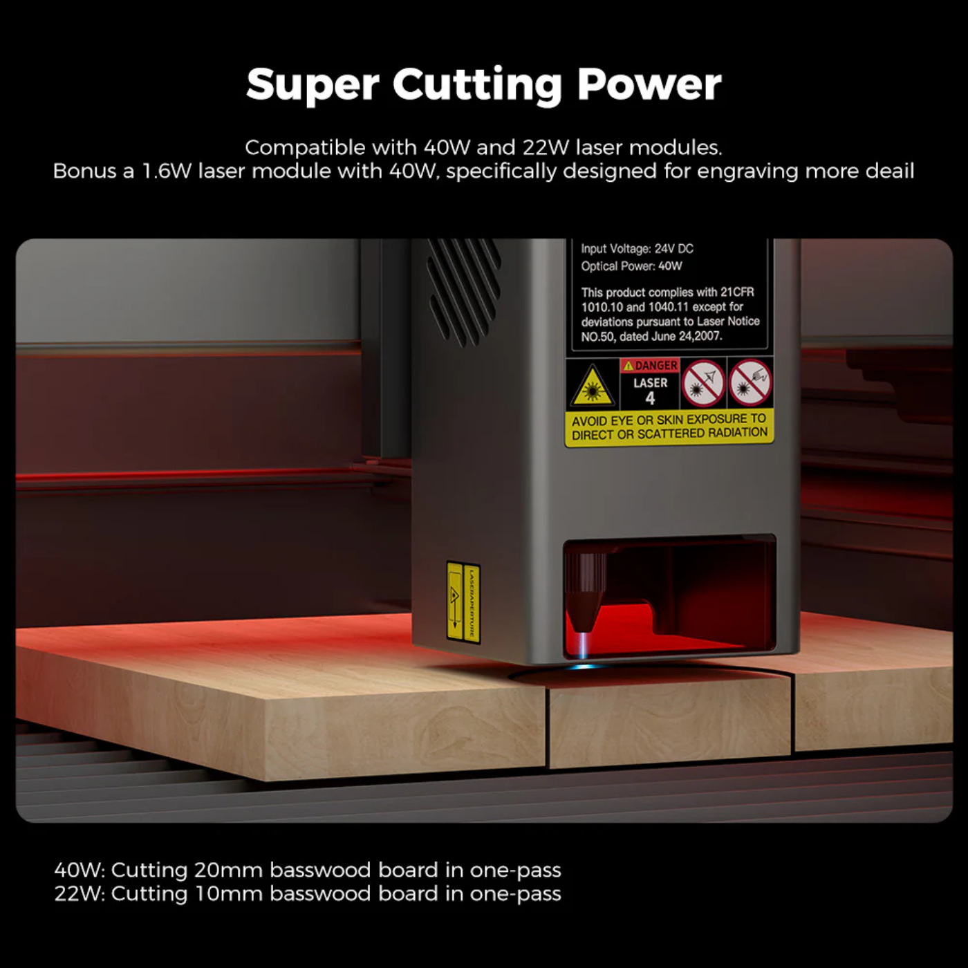 Creality Falcon2 Pro 40W Enclosed Laser Cutter - Image 12