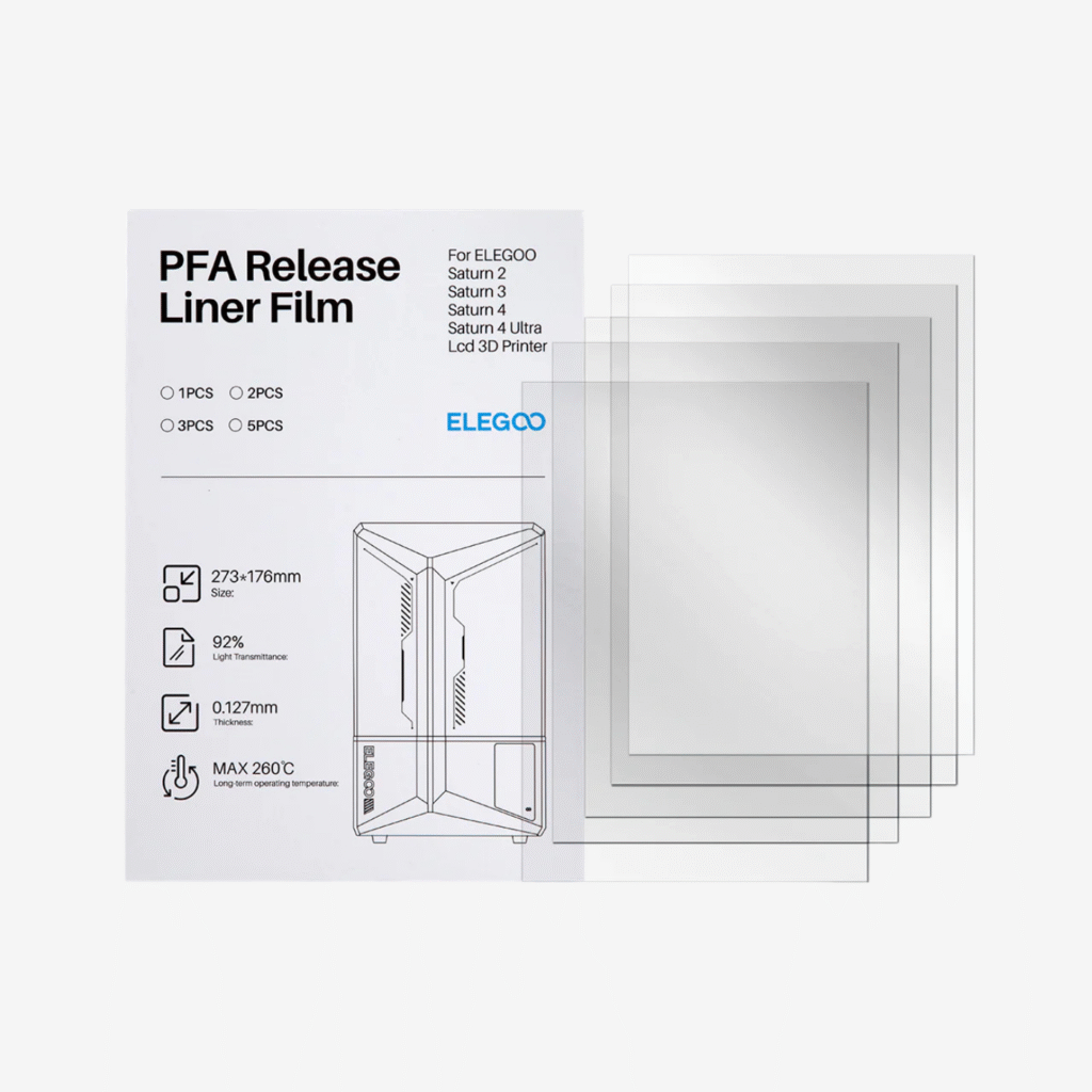 ELEGOO PFA Release Liner Film for Saturn 2/3/4/4 ultra