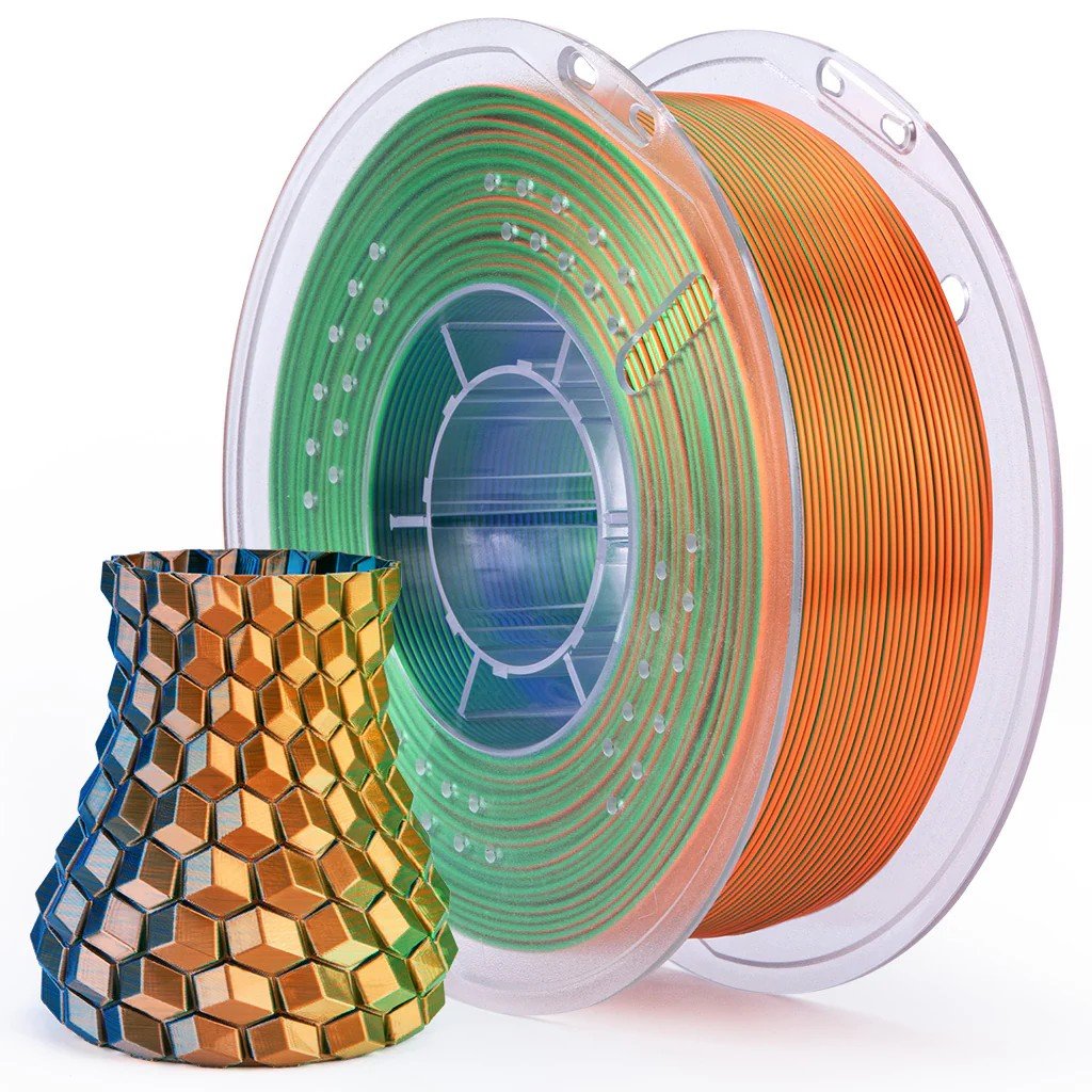 Silk-PLA-1KG-silk-blue-green-orange-with-model